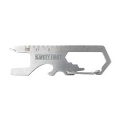Vue SmartKey outil multifonctions de couleur gris| Krokrodeal