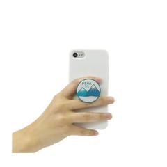 Vue PopSockets® support pour téléphone de couleur blanc| Krokrodeal