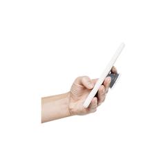 Vue PopSockets® support pour téléphone de couleur blanc| Krokrodeal