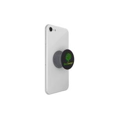 Vue PopSockets® support pour téléphone de couleur noir| Krokrodeal