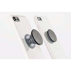 Vue PopSockets® support pour téléphone de couleur noir| Krokrodeal