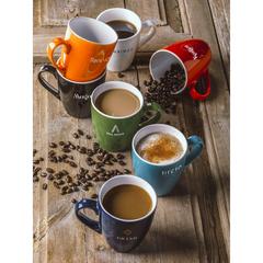 Vue Zonia mug de couleur bleu| Krokrodeal