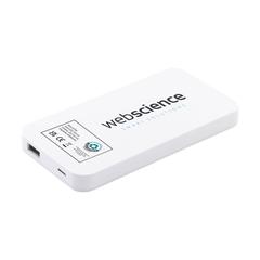 Vue Solar Powerbank 4000 batterie externe de couleur blanc| Krokrodeal