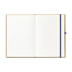 Vue Pocket ECO A5 carnet de notes de couleur bleu| Krokrodeal