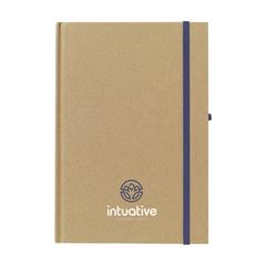 Vue Pocket ECO A5 carnet de notes de couleur bleu| Krokrodeal