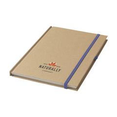 Vue Pocket ECO A5 carnet de notes de couleur bleu| Krokrodeal