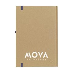 Vue Pocket ECO A5 carnet de notes de couleur bleu| Krokrodeal