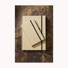Vue Pocket ECO A5 carnet de notes de couleur beige| Krokrodeal