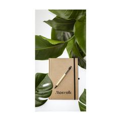 Vue Pocket ECO A5 carnet de notes de couleur beige| Krokrodeal