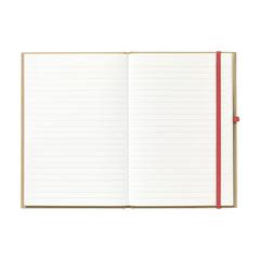 Vue Pocket ECO A5 carnet de notes de couleur rouge| Krokrodeal