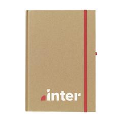 Vue Pocket ECO A5 carnet de notes de couleur rouge| Krokrodeal