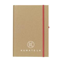 Vue Pocket ECO A5 carnet de notes de couleur rouge| Krokrodeal