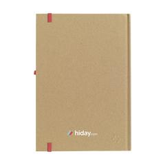 Vue Pocket ECO A5 carnet de notes de couleur rouge| Krokrodeal
