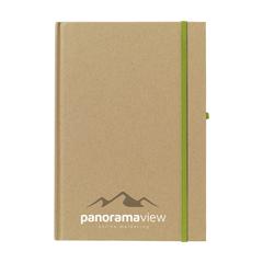 Vue Pocket ECO A5 carnet de notes de couleur vert| Krokrodeal
