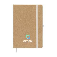 Vue CorkNote A5 carnet de notes de couleur blanc| Krokrodeal
