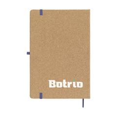 Vue CorkNote A5 carnet de notes de couleur bleu| Krokrodeal
