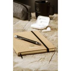 Vue CorkNote A5 carnet de notes de couleur beige| Krokrodeal