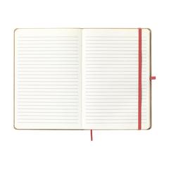 Vue CorkNote A5 carnet de notes de couleur rouge| Krokrodeal