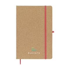 Vue CorkNote A5 carnet de notes de couleur rouge| Krokrodeal