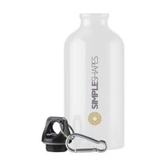 Vue AluMini GRS Recycled 500 ml bouteille de couleur blanc| Krokrodeal