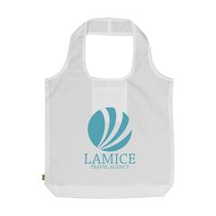 Vue RPET Shopper sac de courses pliable de couleur blanc| Krokrodeal