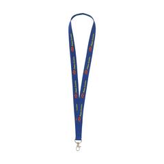 Vue KeyCord Budget 2 cm tour de cou de couleur bleu| Krokrodeal