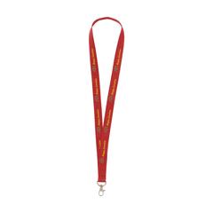 Vue KeyCord Budget 2 cm tour de cou de couleur rouge| Krokrodeal