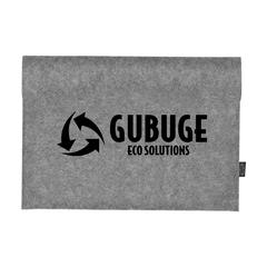 Vue Papillon RPET étui pour ordinateur portable de couleur gris| Krokrodeal