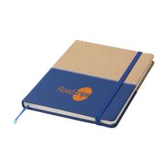 Vue Journal Cork Notebook carnet de notes de couleur bleu| Krokrodeal