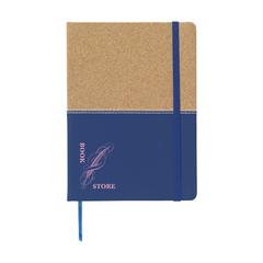 Vue Journal Cork Notebook carnet de notes de couleur bleu| Krokrodeal