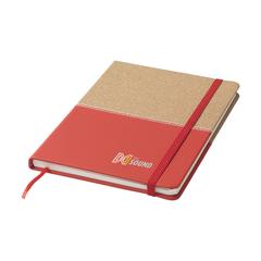 Vue Journal Cork Notebook carnet de notes de couleur rouge| Krokrodeal