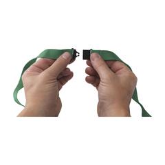 Vue KeyCord Budget Safety 2 cm tour de cou de couleur vert| Krokrodeal