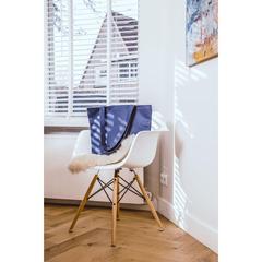 Vue Royal XL Shopper sac de couleur blanc| Krokrodeal