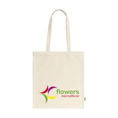 Vue Organic Canvas Shopper (320 g/m²) sac de couleur blanc| Krokrodeal