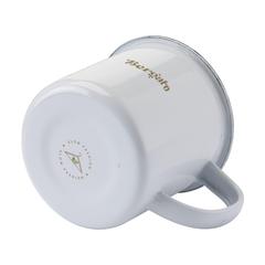 Vue Retro émail Mug de couleur bleu| Krokrodeal