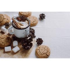 Vue Retro émail Mug de couleur blanc| Krokrodeal