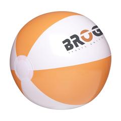 Vue BeachBall Ø 27 cm de couleur orange| Krokrodeal