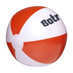Vue BeachBall Ø 27 cm de couleur rouge| Krokrodeal