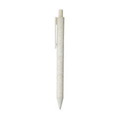 Vue Stylo Wheat-Cycled stylo en paille de blé de couleur blanc| Krokrodeal