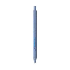 Vue Stylo Wheat-Cycled stylo en paille de blé de couleur bleu| Krokrodeal