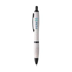 Vue Athos Wheat-Cycled Pen stylo en paille de blé de couleur blanc| Krokrodeal