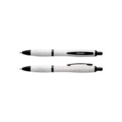 Vue Athos Wheat-Cycled Pen stylo en paille de blé de couleur blanc| Krokrodeal