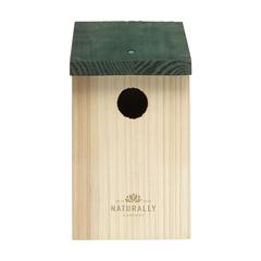 Vue Birdhouse nichoir de couleur marron| Krokrodeal