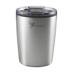 Vue Espresso-to-Go Mug RCS Recycled Steel 170 ml de couleur gris| Krokrodeal