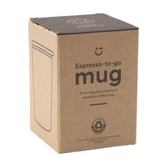 Vue Espresso-to-Go Mug RCS Recycled Steel 170 ml de couleur gris| Krokrodeal