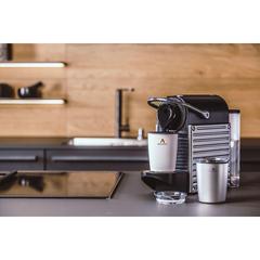 Vue Espresso-to-Go Mug RCS Recycled Steel 170 ml de couleur gris| Krokrodeal