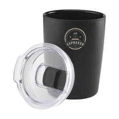 Vue Espresso-to-Go Mug RCS Recycled Steel 170 ml de couleur noir| Krokrodeal