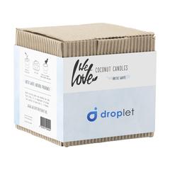 Vue We Love The Planet Coconut Candle bougie de couleur blanc| Krokrodeal