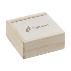Vue Tic Tac Toe Game FSC Bamboo jeu de couleur marron| Krokrodeal