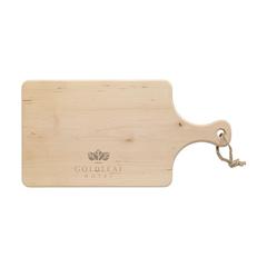 Vue Alder Wood Cutting Board Handle planche à découper de couleur marron| Krokrodeal
